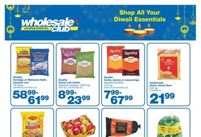 Wholesale Club (Atlantic) Diwali Flyer October 26 to November 8