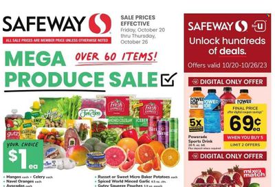 Safeway (DC) Weekly Ad Flyer Specials October 20 to October 26, 2023