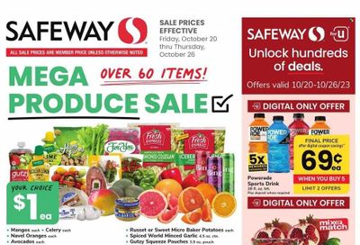 Safeway (MD) Weekly Ad Flyer Specials October 20 to October 26, 2023