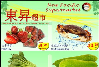 New Pacific Supermarket Flyer October 26 to 30