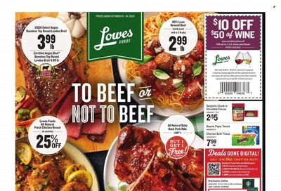 Lowes Foods (NC, SC) Weekly Ad Flyer Specials October 18 to October 24, 2023