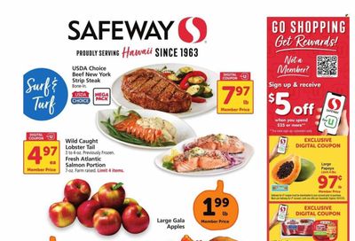 Safeway (HI) Weekly Ad Flyer Specials October 25 to October 31, 2023