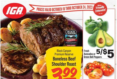 IGA (IL) Weekly Ad Flyer Specials October 18 to October 24, 2023