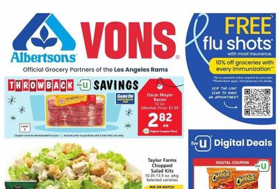 Vons (CA) Weekly Ad Flyer Specials October 18 to October 24, 2023