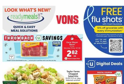 Vons (CA) Weekly Ad Flyer Specials October 18 to October 24, 2023