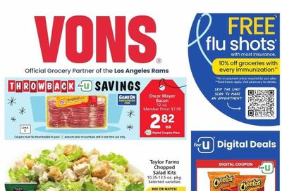 Vons (CA) Weekly Ad Flyer Specials October 18 to October 24, 2023