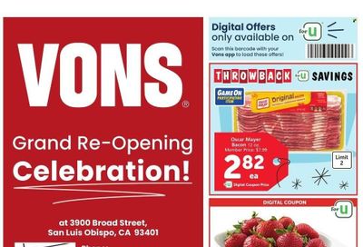 Vons (CA) Weekly Ad Flyer Specials October 18 to October 24, 2023