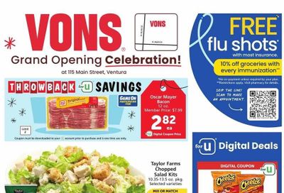 Vons (CA) Weekly Ad Flyer Specials October 18 to October 24, 2023