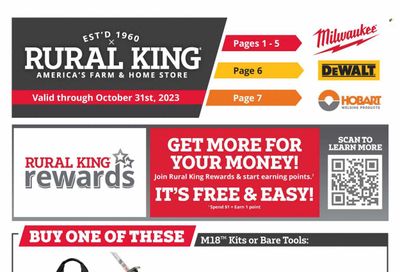 Rural King Weekly Ad Flyer Specials October 19 to October 31, 2023