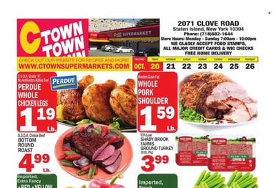 C-Town (CT, FL, MA, NJ, NY, PA) Weekly Ad Flyer Specials October 20 to October 26, 2023