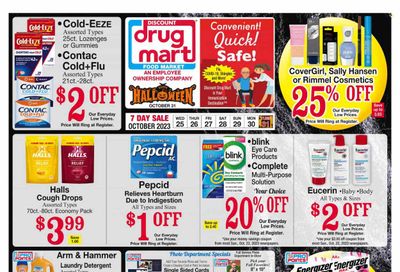 Discount Drug Mart (OH) Weekly Ad Flyer Specials October 25 to October 31, 2023