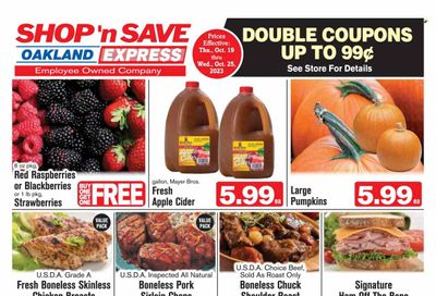 Shop ‘n Save Express (MD, PA, WV) Weekly Ad Flyer Specials October 19 to October 25, 2023
