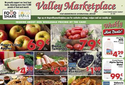 Valley Marketplace (CA) Weekly Ad Flyer Specials October 18 to October 24, 2023