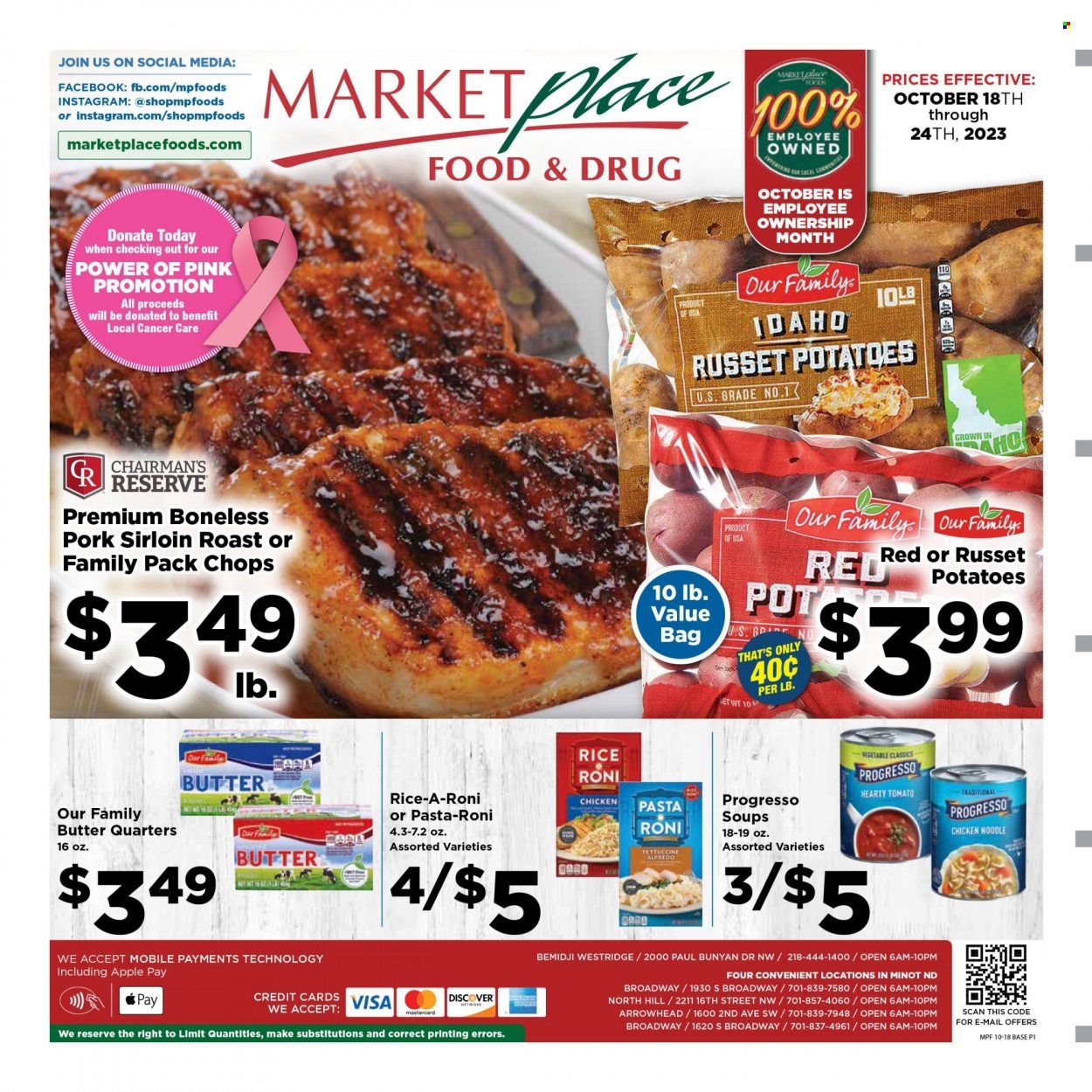 Marketplace Foods (ND) Weekly Ad Flyer Specials October 18 to October 24, 2023