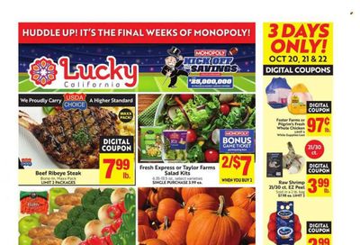 Lucky California Weekly Ad Flyer Specials October 18 to October 24, 2023