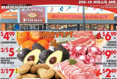 Compare Foods (NY) Weekly Ad Flyer Specials October 20 to October 26, 2023