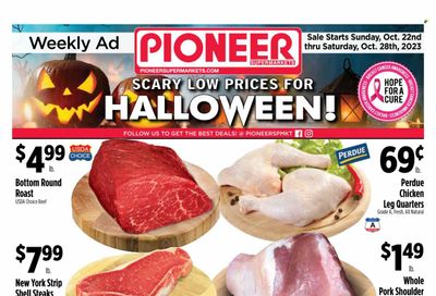 Pioneer Supermarkets (NJ, NY) Weekly Ad Flyer Specials October 22 to October 28, 2023