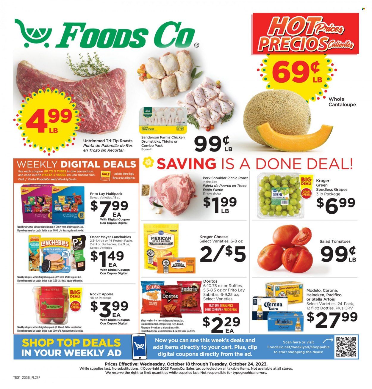 Foods Co (CA, OH, VA) Weekly Ad Flyer Specials October 18 to October 24, 2023