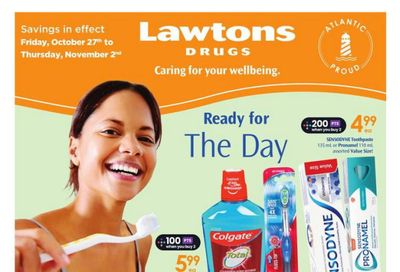 Lawtons Drugs Flyer October 27 to November 2