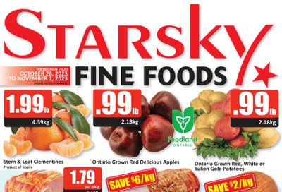 Starsky Foods Flyer October 26 to November 1