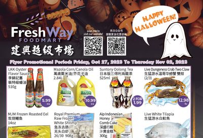 FreshWay Foodmart Flyer October 27 to November 2