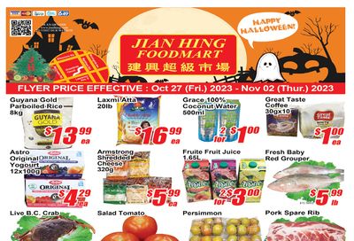 Jian Hing Foodmart (Scarborough) Flyer October 27 to November 2