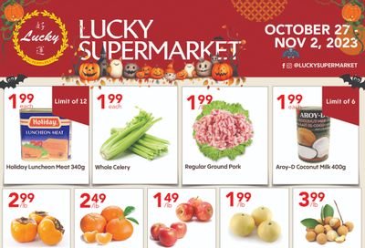 Lucky Supermarket (Winnipeg) Flyer October 27 to November 2