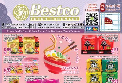 BestCo Food Mart (Scarborough) Flyer October 27 to November 2