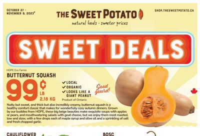 The Sweet Potato Flyer October 27 to November 9
