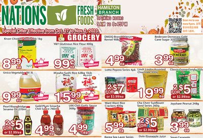 Nations Fresh Foods (Hamilton) Flyer October 27 to November 2