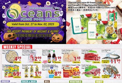 Oceans Fresh Food Market (Mississauga) Flyer October 27 to November 2