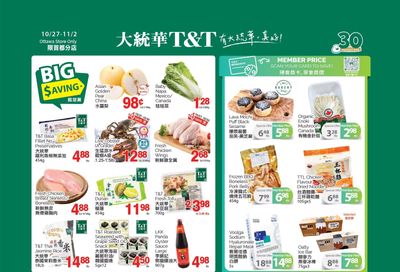 T&T Supermarket (Ottawa) Flyer October 27 to November 2