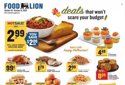 Food Lion (NC) Weekly Ad Flyer Specials October 25 to October 31, 2023