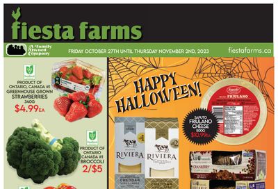 Fiesta Farms Flyer October 27 to November 2