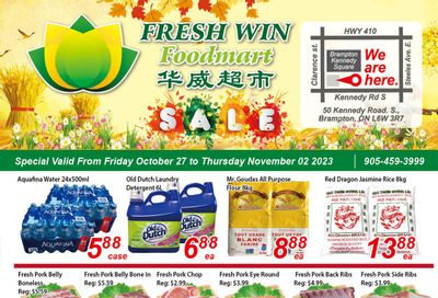 Fresh Win Foodmart Flyer October 27 to November 2