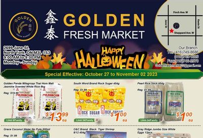 Golden Fresh Market Flyer October 27 to November 2