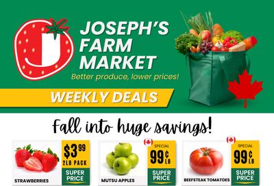 Joseph's Farm Market Flyer October 27 to November 1