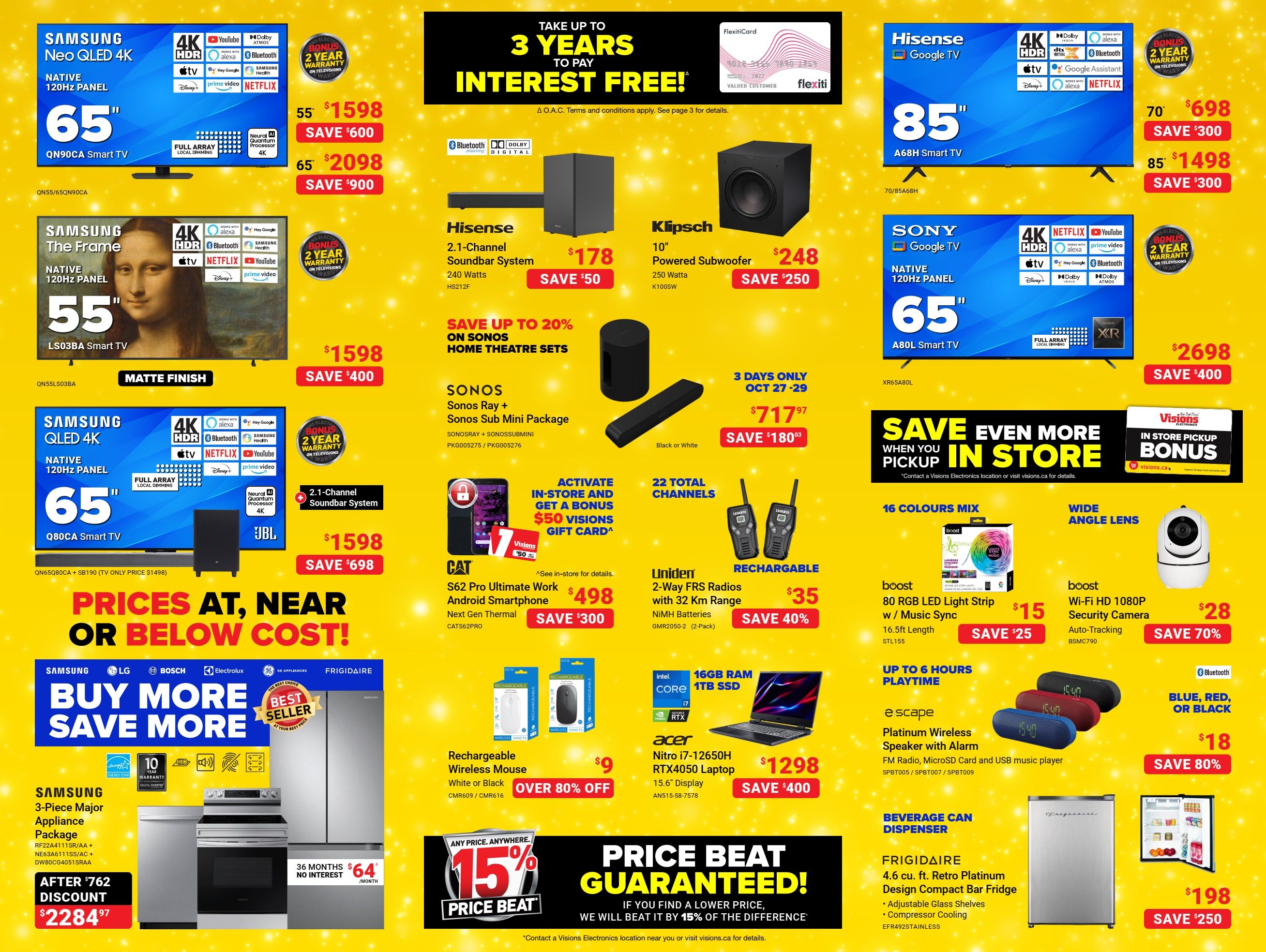 Visions Electronics Flyer October 27 to November 2