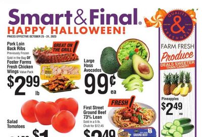 Smart & Final (AZ, CA) Weekly Ad Flyer Specials October 25 to October 31, 2023