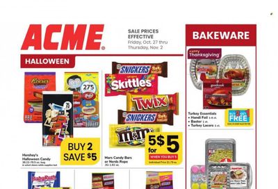 ACME (DE, NJ, NY, PA) Weekly Ad Flyer Specials October 27 to November 2, 2023