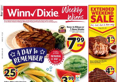 Winn Dixie Weekly Ad & Flyer May 20 to 26
