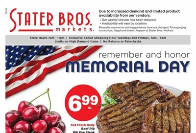 Stater Bros. Weekly Ad & Flyer May 20 to 26