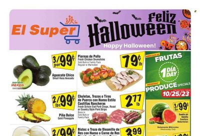 El Super (CA) Weekly Ad Flyer Specials October 25 to October 31, 2023