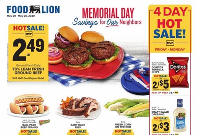 Food Lion Weekly Ad & Flyer May 20 to 26