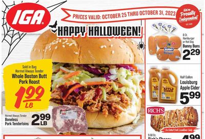 IGA (KY) Weekly Ad Flyer Specials October 25 to October 31, 2023