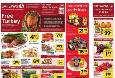 Safeway (DC) Weekly Ad Flyer Specials October 27 to November 2, 2023