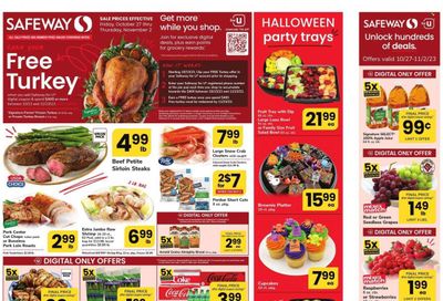 Safeway (DC, MD) Weekly Ad Flyer Specials October 27 to November 2, 2023