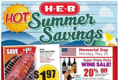 H-E-B Weekly Ad & Flyer May 20 to 26