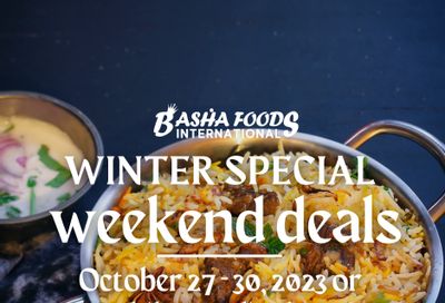 Basha Foods International Weekend Deals Flyer October 27 to 30