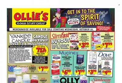 Ollie's Bargain Outlet Weekly Ad Flyer Specials October 25 to October 31, 2023